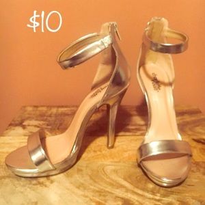 Silver heels